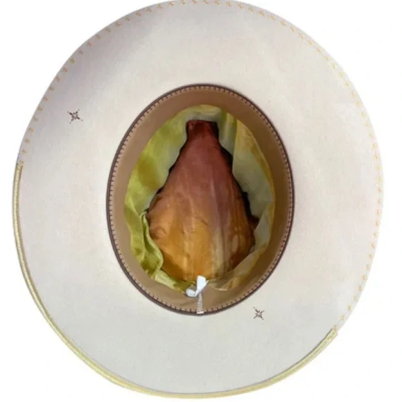 Teressa Foglia - Lace Hat - New in Box - Sz -7 3/8 - Picture 3 of 11